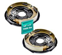 JADODE 12" x 2" Electric Trailer Brake Assembly fits 7000 lbs Axle Trailers,Electric and Hydraulic Brake for One Pair- 23-108-00/23-181-00 Trailer Brakes