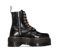 Dr. Martens Women's 8 Eye Combat Boot, Black Buttero, 4 UK