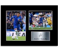 Jadon Sancho 2024-2025 Football Player A4 Printed Signed Poster Photo Display Mount Gift For Chelsea Fans