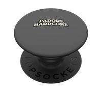 JAdore Hardcore French Slogan Wrestling Phrase French DJ PopSockets Adhesive PopGrip