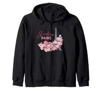 J'Adore Paris Vogue Zip Hoodie