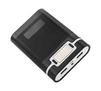 Jadpes Battery Outer Case Portable Power Bank Box with LED Lights for