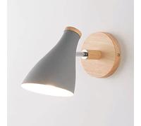 Jadssox Adjustable Wall Light Fixture Nordic Wall Sconce Headboard Lamp, Nordic Bedroom Bedside Reading Wall Lamps Wall Mount Sconces, E27 Hardwired Lighting Fitting Rotatable