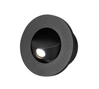 Jadssox LED Bedroom Wall Light Recessed Wall Sconce Recessed Push Switch Bedside Reading Lamp 3W Flush Mount Sconces 360° Rotatable Wall Spotlight Hotel Bed Side Read Lights