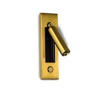 Jadssox LED Flush Mount Wall Reading Light Bedside Recessed Wall Lamp Hardwired Sconce with Switch, 350°+90° Adjustable Wall Spot Lighting Fixture Night Lamps for Bedroom Hotel