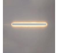 Jadssox Minimalist LED Wall Sconce White Linear Wall Sconces Lighting Vanity Wall Lamp, Long Strip Wall Mount Lights for Living Room Bedroom, 3000K Warm White Wall Wash Light(80cm)