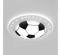Jadssox Modern Soccer Ceiling Light LED Cartoon Ceiling Lamp, Cute Chandelier Ceiling Lighting Fixture, Round Flush Mount Ceiling Lights for Boys Bedroom Kindergarten Children's Room(6000K,52cm)
