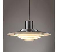 Jadssox Nordic Artichoke Pendant Light Metal Hanging Lamp Indoor Chandelier, Modern UFO Kitchen Island Lighting Fixtures, Restaurant Bar Coffee Dining Room Suspension Lamps