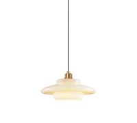 Jadssox White Glass Hanging Light Geometric Pendant Lamp Small Chandelier Ceiling Lighting Indoor Copper Suspension Lamps for Hallway Dining Room Restaurant Kitchen Island Lights