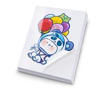 JADUFHU A4 Glossy Printable Sticker Paper, 20 Self-Adhesive Vinyl Sheets | Inkjet & Laser Printers, Waterproof, Quick-Dry, Tear-Resistant for DIY Crafts, Labels & Cricut