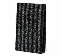 JADUFHU Exfoliating Shower Towel, Back Scrubber for Use in Shower, Black Exfoliating Body Scrubber for Men, Great for Scrubbing, Lathering and Daily Showering