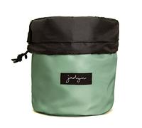 Jadyn Durable Cinch Top Makeup Organizer - Compact Travel Makeup Bag - 7 Interior Pockets for Cosmetics - Drawstring Toiletry Travel Bag for Women - Stylish - 6L Storage Capacity, Sage Green, Cosmetic