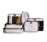 Jadyn Packing Cubes for Travel, 6-Piece Large Packing Cube Organizer Set for Suitcase, Duffel Bag, Luggage, Multiple Sizes Travel Essentials (Desert Leopard)