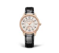 Jaeger-LeCoultre Rendez-Vous Classic Women's Diamond Bezel & 18ct Rose Gold Leather Watch