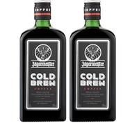 Jägermeister Cold Brew Coffee Herbal Liqueur | 50cl | 33% ABV | German Liqueur | Spirits | Arabica Coffee & Cacao | Best Served as an Ice Cold Shot (Pack of 2)