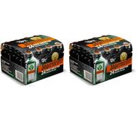 Jägermeister Herbal Liqueur | 24x2cl Miniature Pack | 35% ABV | German Liqueur | Spirits | 56 Herbs & Botanicals | Best Served as an Ice Cold Shot (Pack of 2)