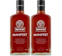 Jägermeister MANIFEST Herbal Liqueur | 50cl | 38% ABV | Luxury German Liqueur | Spirits | Best Served Neat Over Ice (Pack of 2)