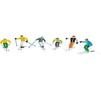 Jaegerndorfer JaegerndorferJC54400 Standing Figures with Head Ski and Poles (6-Piece)
