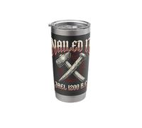 Jael Nailed It Funny Biblical History Tent Peg Graphic Stainless Steel Insulated Tumbler