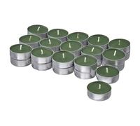 JÄMTSKOGEN Scented tealight, Cypress & Eucalyptus/Dark Green, 3.5 hr/30 Pack