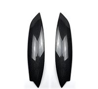 Jaeooai For VW for GOLF 5 MK5 GTI Car Head Lamp Light Eyelids Eyelash Headlight Eyebrow Trim Cover Accessories Black Carbon Fiber(Carbon Fiber)