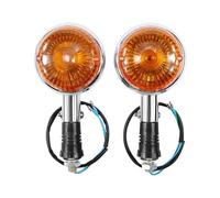 Jaeooai Motorcycle indicators Motorcycle Turn for Signal Light Indicator Amber Blinker For Yamaha For Virago XV 250 400 535 920 1000 V-Star XVS 650 1100 VMax 1200(1 Pair (2pcs))