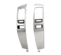 Jaeparbus Dashboard A/C Vent Trim Panel Set Compatible with 2003-2009 Lexus GX470 & Toyota Land Cruiser Prado 120 Center Console Air Outlet Bezel Cover, Replacement #55474-60040, Silver