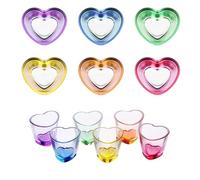 Jaepsing Shot Glasses, 1.5oz Soju Shot Glasses Sets of 6/Rainbow Shot Glasses/Espresso Shot Glasses/Bulk Shot Glasses/Tequila Shot Glasses (B-14)