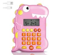 JAESITETER Math Games for Kids Ages 5-12, Portable Toy Calculator, Practice Addition, Subtraction, Multiplication and Division, 4 Logical Modes, 100,000 Questions