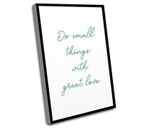 Jaesxxco Bedroom Decor,Craft Room Decor,Office Decorations,Do Small Things With Great Love,Home Wall Art,Motivational Quotes,Inspirational,Wall Decor,Gifts For Boys,12x16 Inch UnFramed Wall Art