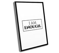 Jaesxxco Bohemian Bedroom Decor,House Decorations Living Room,Counseling Office Decor,I Am Enough,Gifts,Gift Ideas,Gift Ideas,Gifts For Mom,Fashion Decor,Motivation,12x16 Inch UnFramed Wall Art
