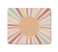 Jaesxxco Boho Colorful Rainbow Sun Mouse Pad,Sunset Sunrise Aesthetic For Desk Dorm Home Office Computers Laptop,Boho Office Supplies Desk Accessories,7.9X9.4 Inch，J026