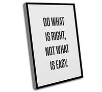 Jaesxxco Boys Bedroom Decor,Boy Room Decor,Cute Office Decor,Do What Is Right Not What Is Easy,UnFrameds,UnFramed Wall Art,New Home Gift,Inspirational,Quote,12x16 Inch UnFramed Wall Art