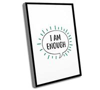 Jaesxxco Brown Bedroom Decor,Comfy Living Room Decor,Medical Office Decorations,I Am Enough,Gifts For Him,Wedding Gifts,Girl Boss,Makeup,Engagement Gifts,Girl Boss,Makeup,12x16 Inch UnFramed Wall Art