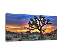 Jaesxxco Canvas Wall Art Joshua Tree Canvas Prints Unframed Painting Modern Artwork Abstract Stretched Poster Home Decoration Unique Gift 12X16Inch