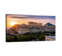 Jaesxxco Canvas Wall Art Parthenon Athens Greece Canvas Prints Unframed Painting Modern Artwork Abstract Stretched Poster Home Decoration Unique Gift 12X16Inch