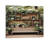 Jaesxxco Canvas Wall Art Rustic Outdoor Celebration Wall Art Poster Decorative Painting For Living Room Bedroom Office Home Decoration Artwork 12x16Inch Unframed