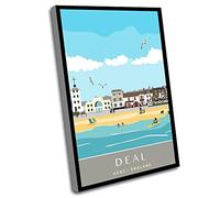 Jaesxxco Chic Wall Art,Bedroom Decor Aesthetic,Work Office Decor,Deal Beach Scene Portrait Or Landscape,Canvas Art,Retro Decoraterative Art,12x16 Inch UnFramed Wall Art