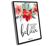 Jaesxxco Dr Office Decor,Printable Bible Verse Don'T Be Afraid Just Believe Scripture Art Print,Instant For Christian Home Decor,Art Designs,Inspirational Wall Art,12x16 Inch UnFramed Wall Art