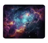 Jaesxxco Galactic Nebula Starscape Mouse Pad - Explore The Universe From Your Desk, Stitched Edges Non-Slip Rubber Base Mouse Pads For Computers Laptop 7.9X9.4 Inch