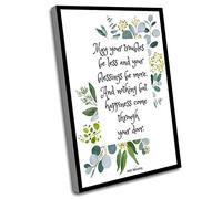 Jaesxxco Irish Blessing Canvas Wall Art Quote, Irish Prayer, Home Decor, Wedding & Housewarming Gift, Green Watercolor Greenery, 12x16 UnFramed
