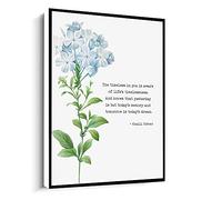 Jaesxxco Kahlil Gibran Quote,The Timeless In You Is Aware Of Life'S Timelessness,Life Art Print Canvas Wall Art For Living Room Bedroom Office Home Decoration Artwork 121X6Inch Unframed