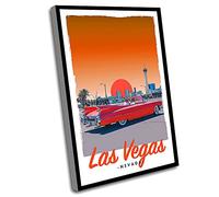Jaesxxco Map Wall Art For Living Room,Farmhouse Bedroom Decor,Male Office Decor,Retro Vintage Style Travel Poster Or Canvas Picture Las Vegas Nevada,12x16 Inch UnFramed Wall Art