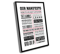 Jaesxxco Men'S Office Decor,Office Wall Art Cubicle Decor Motivational Wall Decor Print Inspirational Office Posters Success Quotes Teamwork Quotes Core Values,12X16 Inch Unframed Wall Art