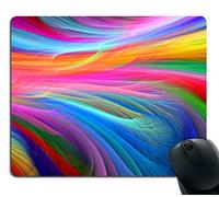 Jaesxxco Mouse Pad Pad Rainbow Ocean Customized Rectangle Non-Slip Rubber Mousepad Gaming Mouse Pad 7.9X9.4 Inch