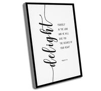 Jaesxxco Office Decor For Men,Psalm 37 4,Bible Verse Wall Art,Printable Bible Quote,Christian Decor,Calligraphy Bible Verse Prints,Delight Yourself In The Lord,12x16 Inch UnFramed Wall Art