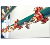 Jaesxxco Sprinkler heads sprayers fire extinguishing systems Canvas Wall Art Decor Paintings Pictures for Bedroom Wall Decor Above Bed Living Room Wall Decoration Bathroom Office Artwork 12x16inch
