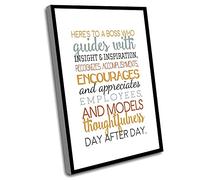 Jaesxxco The Office Decor For Women,Boss Day Gift,Boss Retirement Gift,Great Boss,Mentor Leader Gift,Present From Coworkers,Boss Print,It Is One Thing To Be A Boss,12x16 Inch UnFramed Wall Art