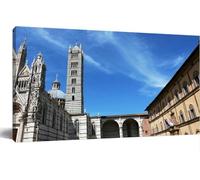 Jaesxxco View To And Siena Tuscany Italy Print Paintings Unframed Bedroom Wall Decor Artwork Modern Gallery Living Room Kitchen Wall Decorations 12x16Inch