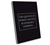 Jaesxxco Wall For Bedroom Decor,Wall Art For Teen Girls,Office Wall Decorations,The Quietest Of Words Can Still Be Extremely Powerful,Wall Decor,Positive Quote,Home,12x16 Inch UnFramed Wall Art